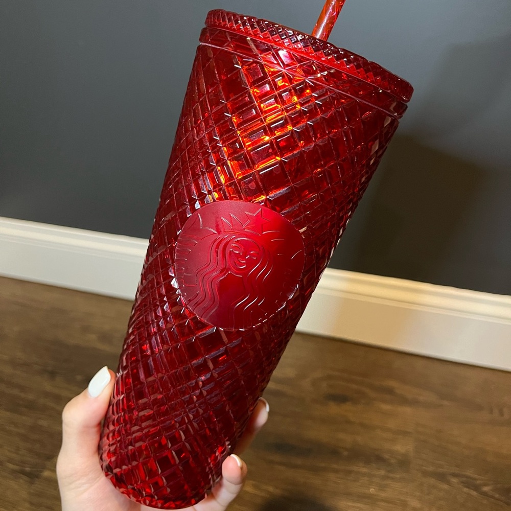 jeweled red starbucks cup